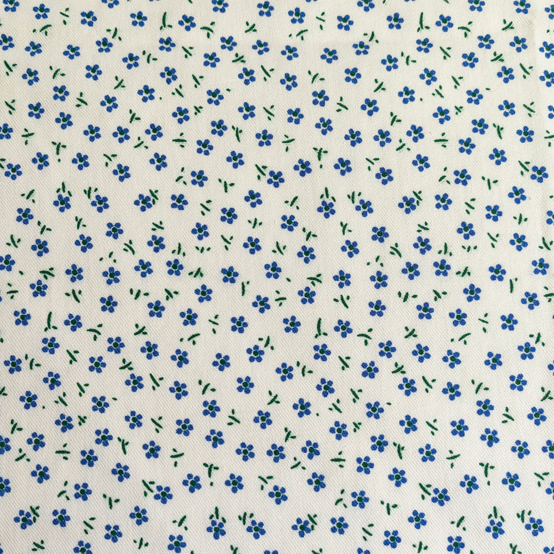 Picture of Spring and Summer Woven Washed Double-Sided Twill Small Fresh Floral Cotton Printed Shirt Dress Children's Clothing Fabric