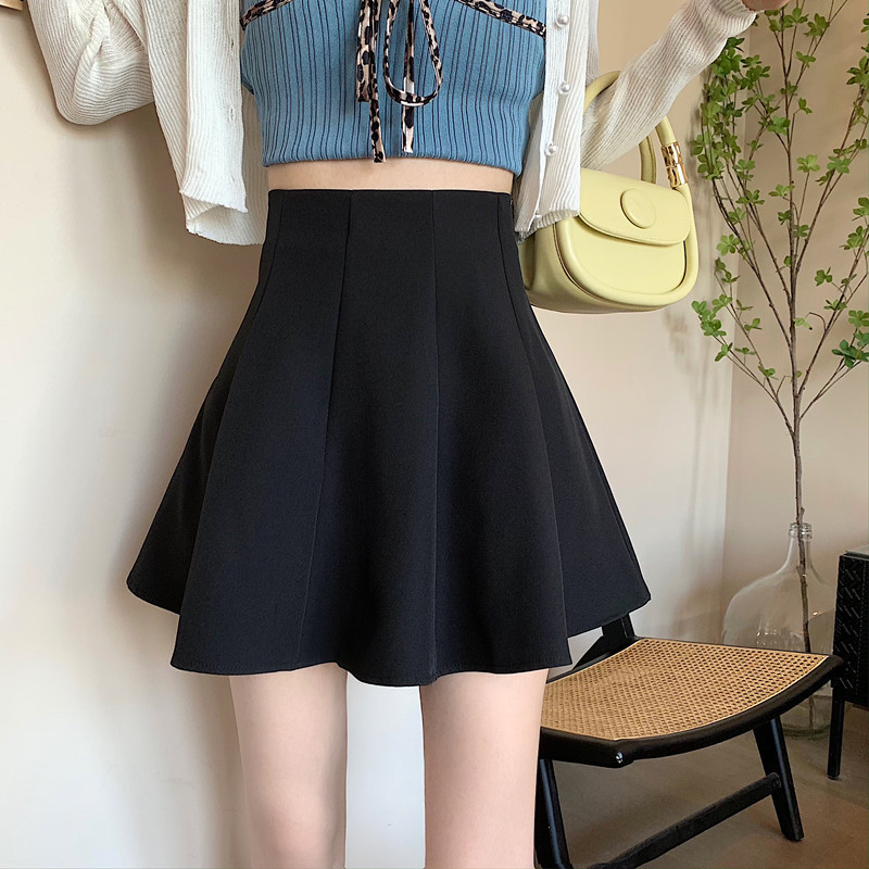 High Waist Draped Umbrella Skirt Women's Spring and Summer New Pleated Skirt Fashion All-match Super Fairy Academy Style Skirt Skirt Skirt