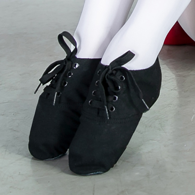 Picture of High-Top Adult and Children's Canvas Jazz Boots Dance Shoes Soft-Soled Practice Shoes Dance Shoes Ballet Dance Shoes Women's Wholesale Shoes
