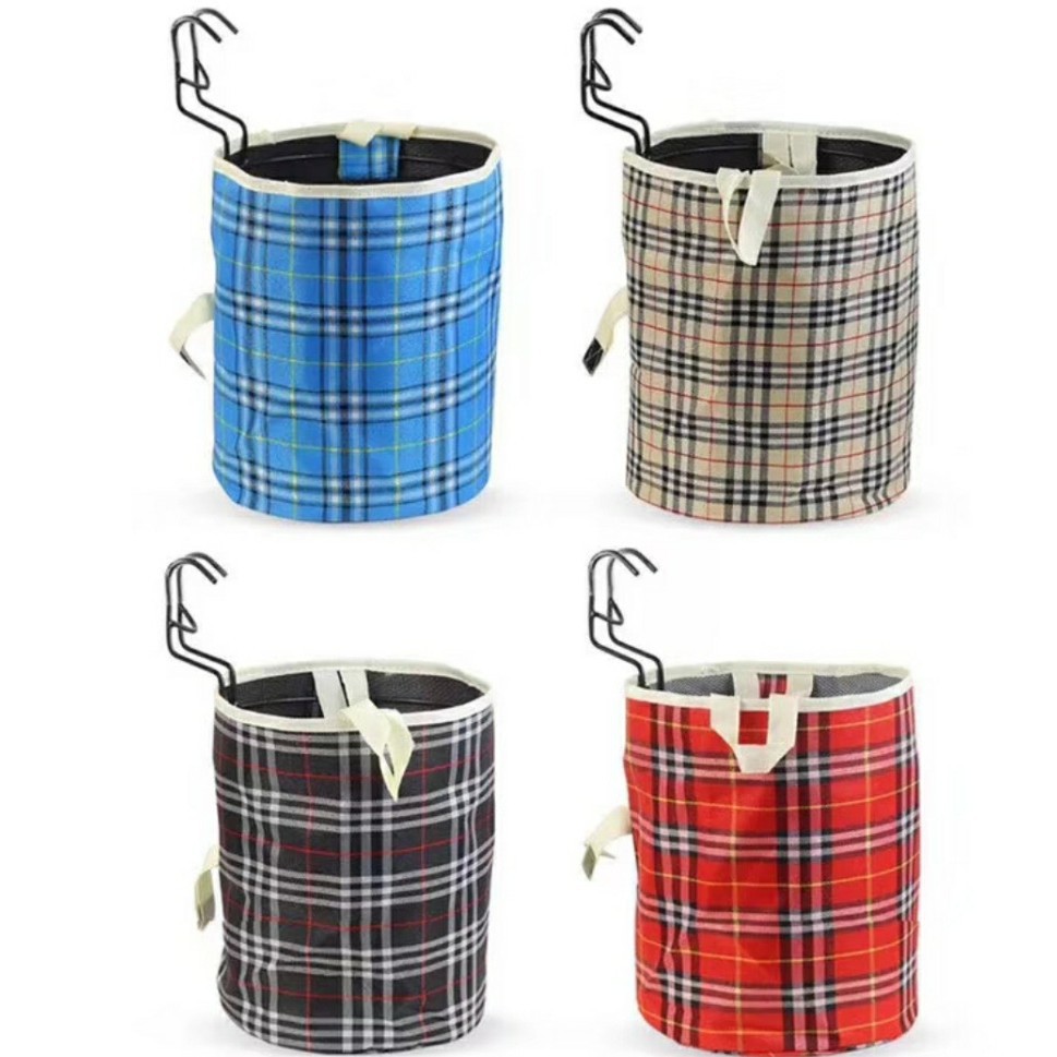 Factory Cloth Hanging Basket Folding Bicycle Basket Bicycle Accessories Frame Road Car Bran Blue