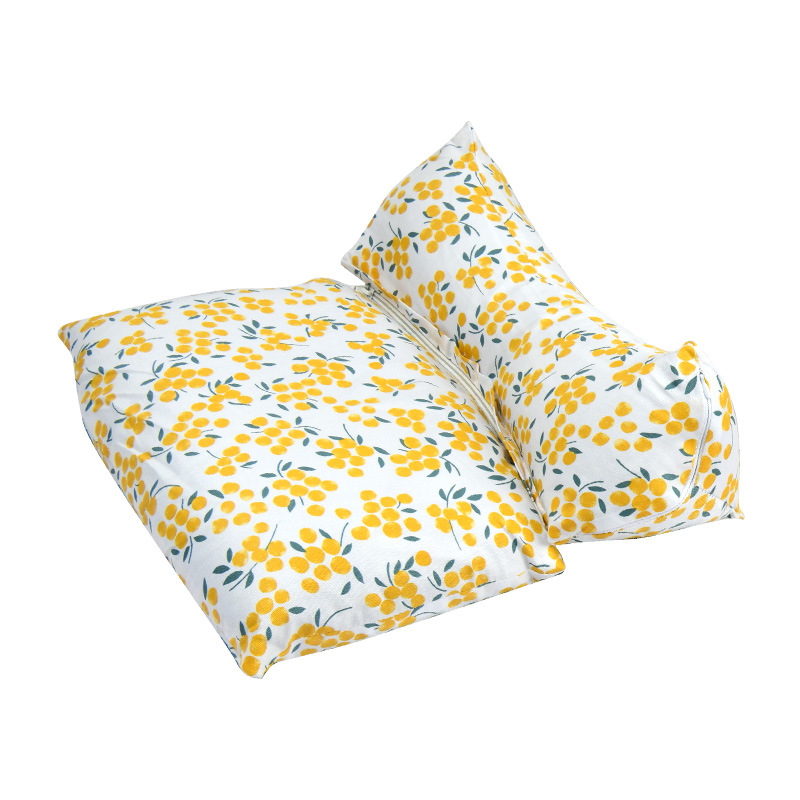 Picture of Full Buckwheat Shell Small Pillow Cervical Spine Sleep Aid Single Adult Home Combination Removable Cervical Spine Hard Pillow Buckwheat Pillow