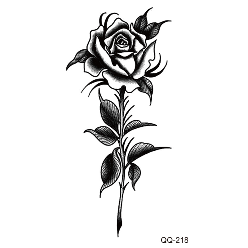 Picture of New waterproof small fresh tattoo stickers color black and white 1000 can be any combination of manufacturers wholesale