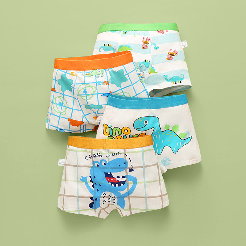 Picture of Children's Underwear Boys' Pure Cotton Boxer Shorts Boys Baby Children's Underwear Summer