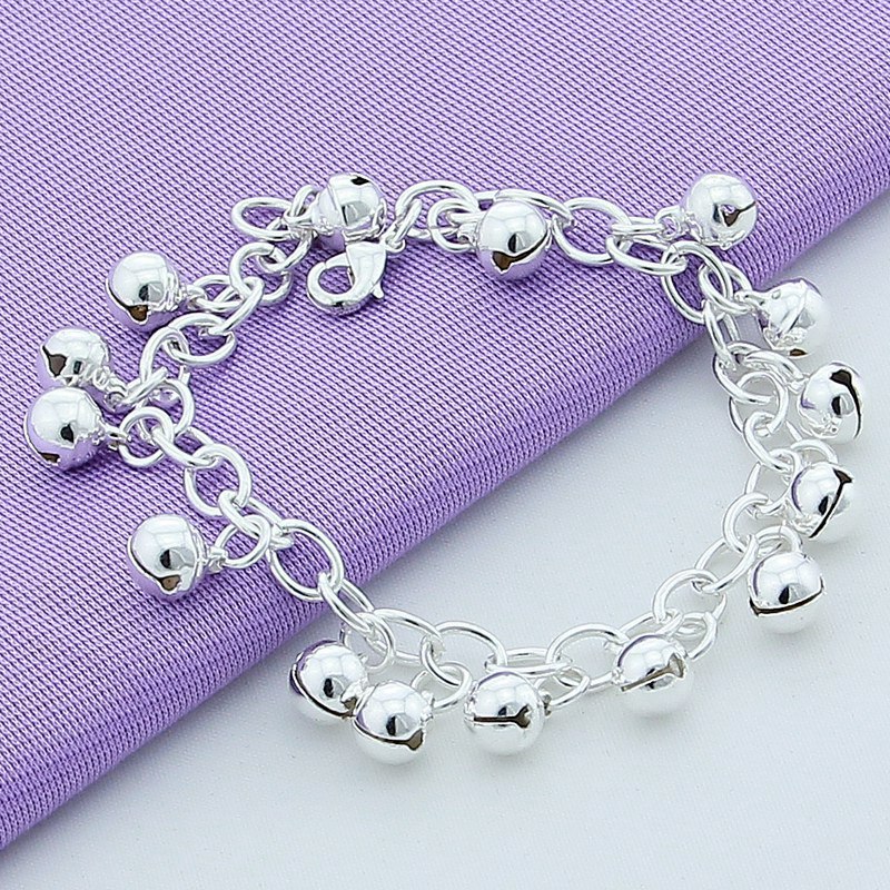Foreign trade export silver plated fashion ling dang bracelet Korean version of the best selling in stock supply bracelet wholesale YH006