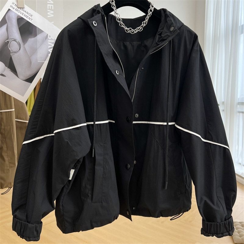 Sense Hooded Loose Jacket Design Sense Niche 2024 Early Autumn Jacket Jacket Women's Spring and Autumn New Top