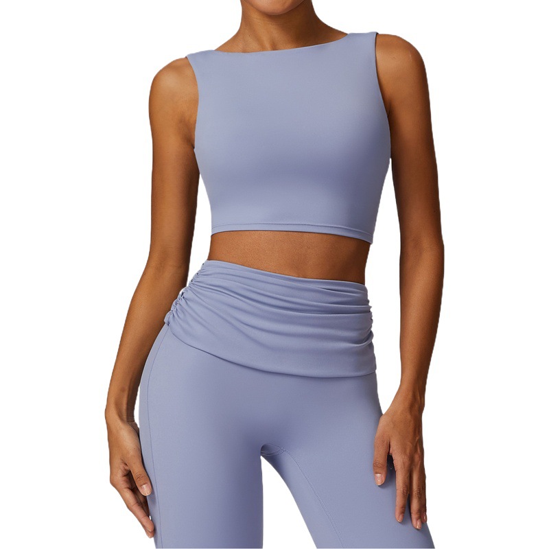 Zechuang shockproof beauty back yoga vest high strength push up quick-drying workout clothes running tight sports underwear 8516