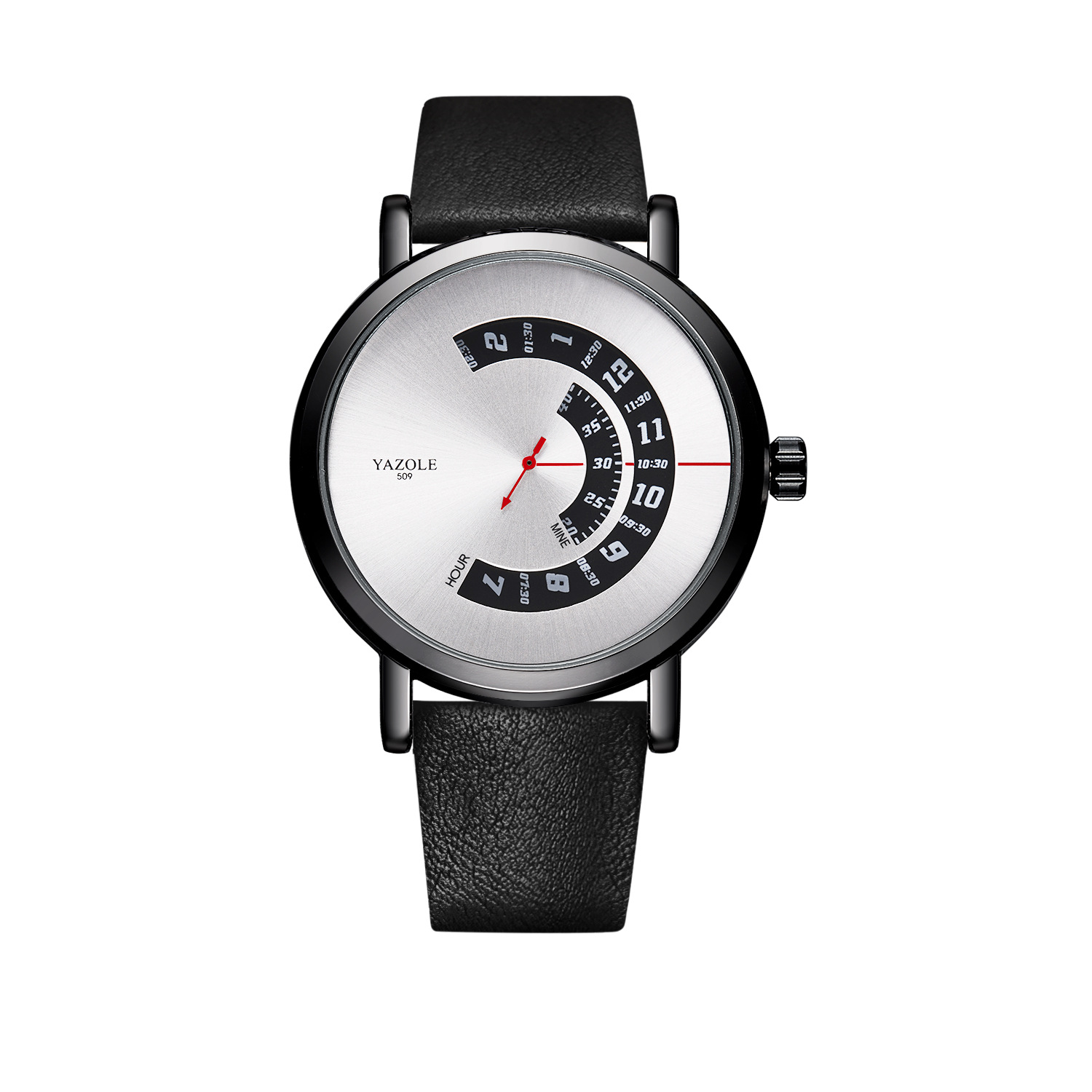 Picture of 509 cross-border fashion turntable non-mechanical watch watch watch men quartz watch men's watch yazole men's watch