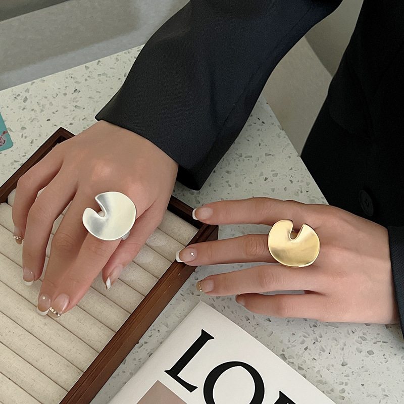 Amazon cross-border dedicated to ring loose mouth ring high fashion trend ladies jewelry Europe and the United States wholesale