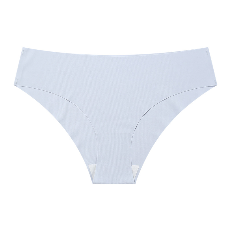 Picture of European and American Cross-border Pregnant Women's plus size Traceless Women's Underwear Class A Ice Silk Breathable Sports Low Waist Naked Briefs for Women