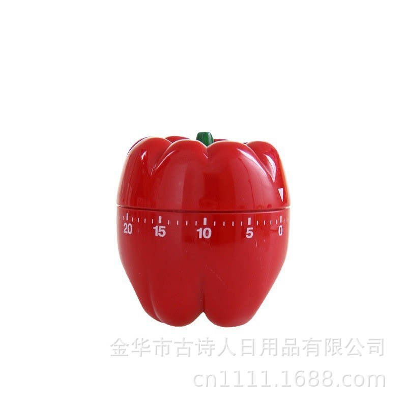 Picture of Kitchen small square pendulum timer simple fashion portable 60 minutes timer reminder mechanical timer