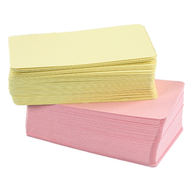 Foreign trade boxed handwritten English word book creative DIY blank card graffiti simple color message hard cardboard
