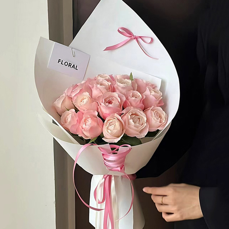 Zhuo fiber flower thickened 157g modeling kraft paper stiff wrapping paper material solid color art flower wrapping paper