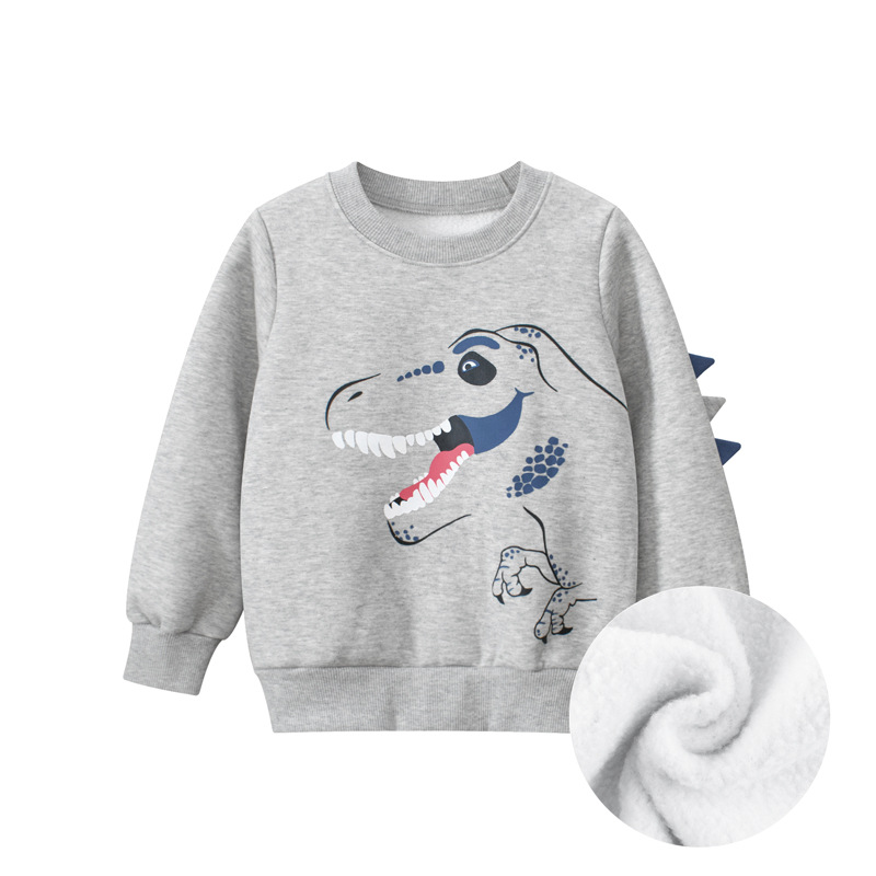 Picture of 27kids cross-border children's clothing live supply autumn and winter woven children's sweater dinosaur baby boys' sanitary clothes wholesale