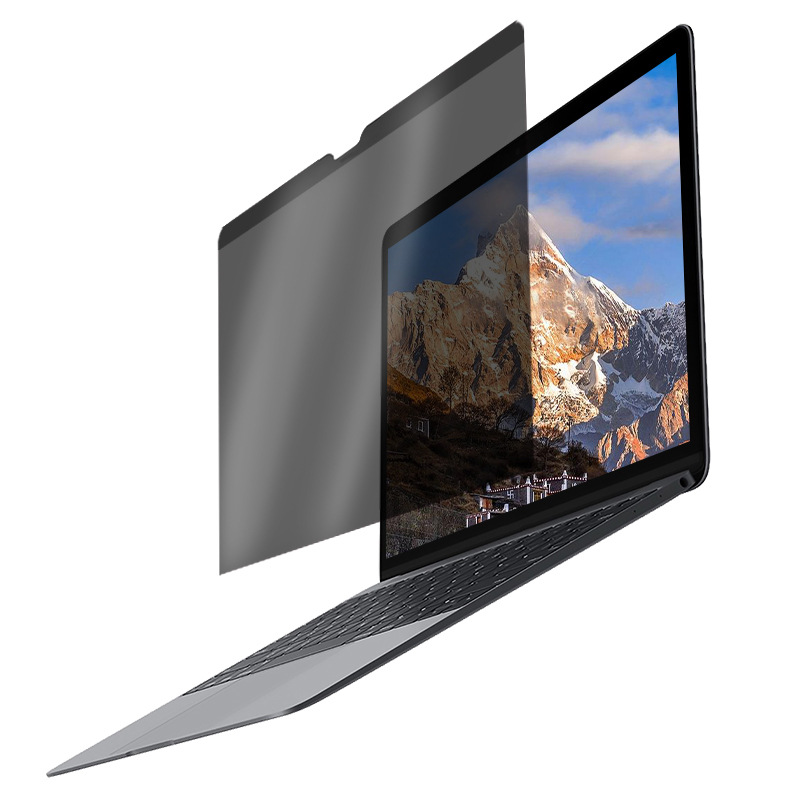 Picture of For Apple Notebook Screen Film Automatic Adsorption Super Clear Protective Film Magnetic Anti-Peep Screen Film Eye Protection Screen Film