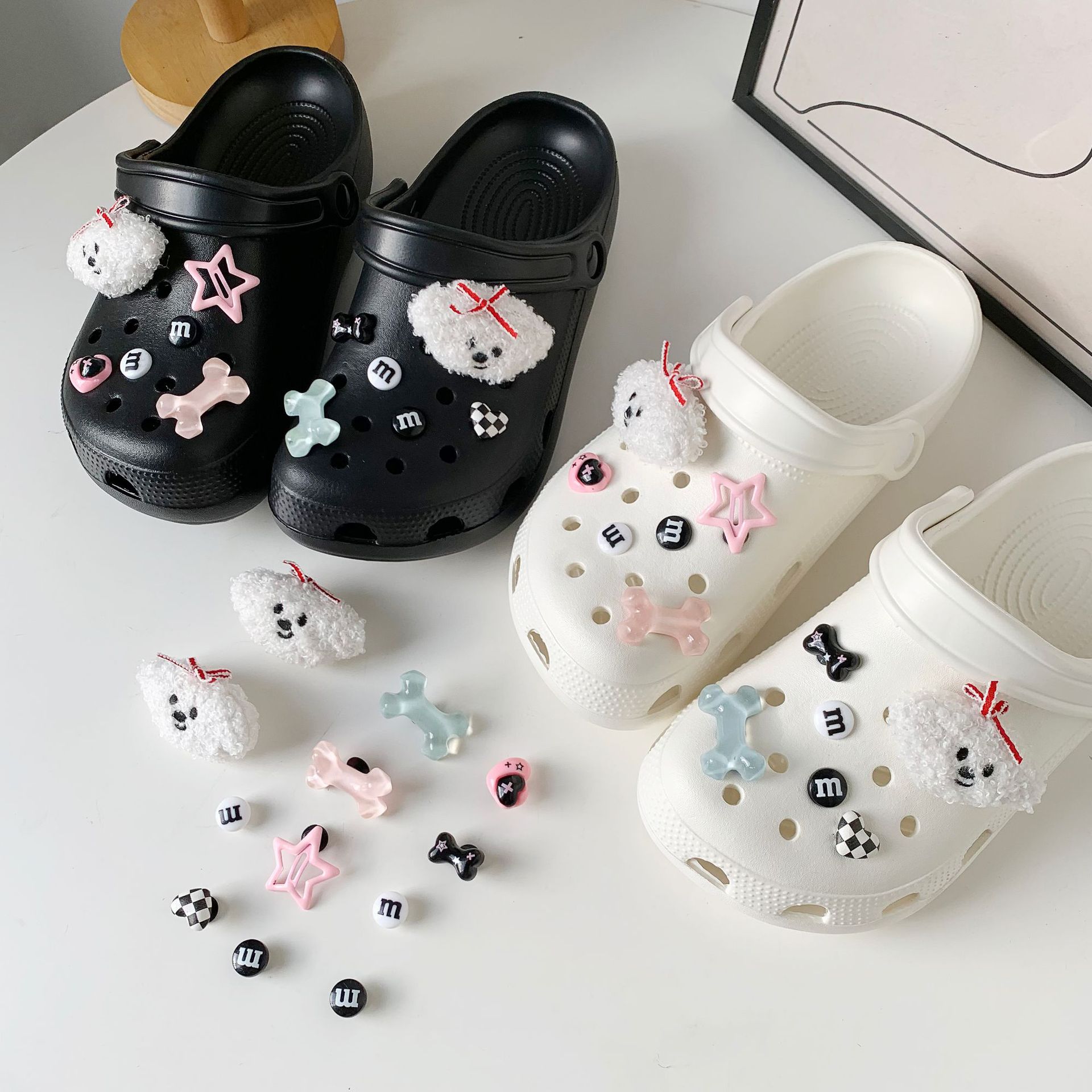 Hole Shoes Shoe Flower Shoe Buckle Decoration DIY Accessories Three-dimensional Plush Doll Buckle High-grade Shoe Buckle Accessories