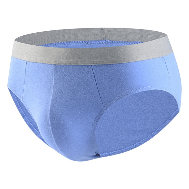 Men's cotton underwear comfortable seamless new solid color boxer boxer boxer boxer pants adult plus size underwear men's