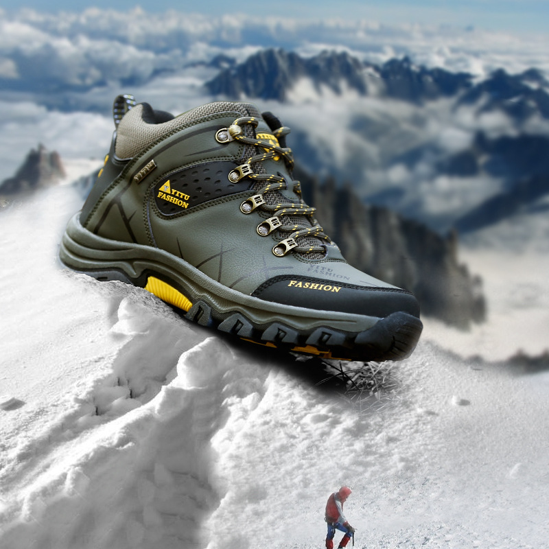 Large size men's shoes outdoor hiking shoes help travel hiking shoes running shoes a generation of hair