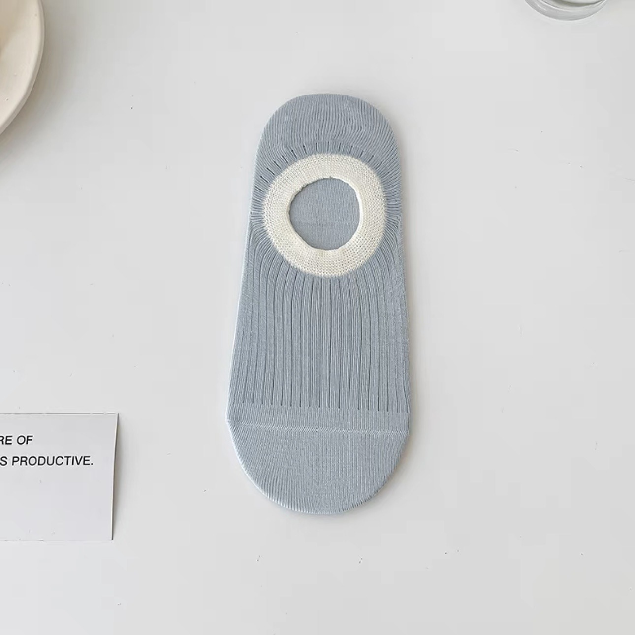 Picture of Socks women's cotton boat socks do not fall with dopamine invisible socks summer shallow mouth heel dispensing socks Zhuji socks