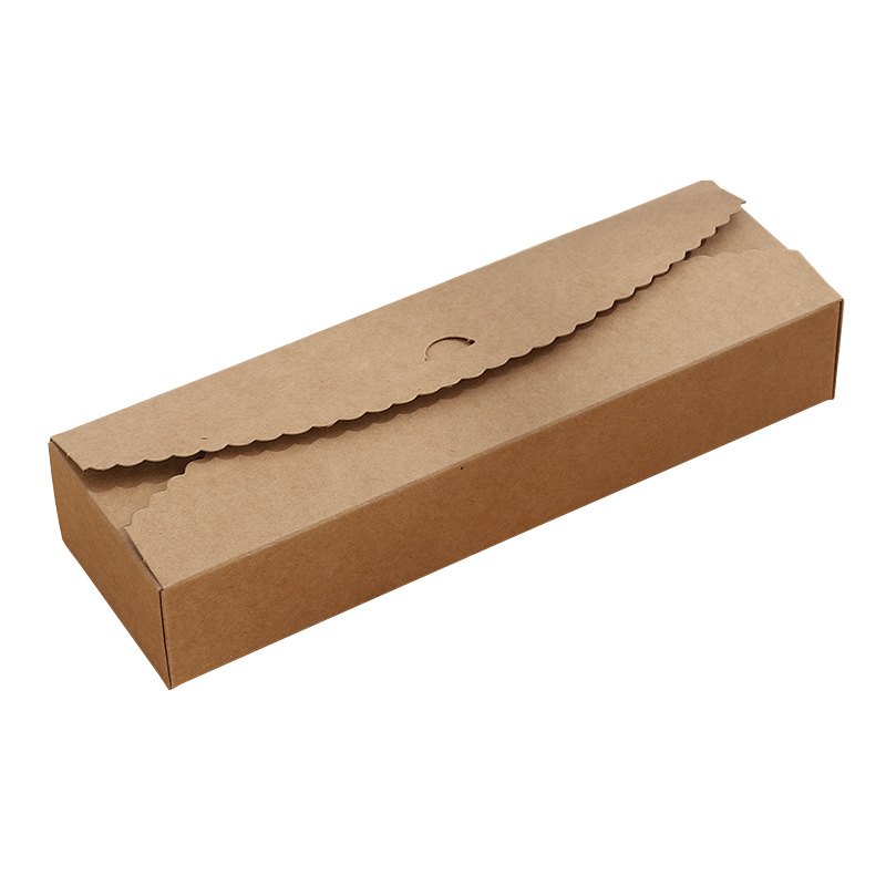 Picture of Wholesale supply cowhide strip baking carton moon cake cranberry biscuit chocolate box available in stock