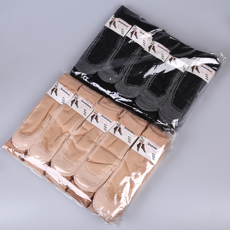 Spring and autumn durable non-slip women's feet with cotton velvet ladies stockings sweat-absorbent breathable stockings manufacturers wholesale