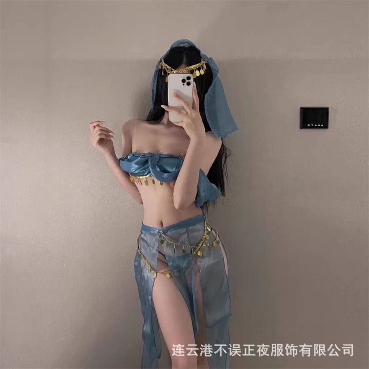 Don't miss the night fun underwear sexy Dunhuang dance girl western ancient style Chinese clothing pure desire wind shoulder free suit