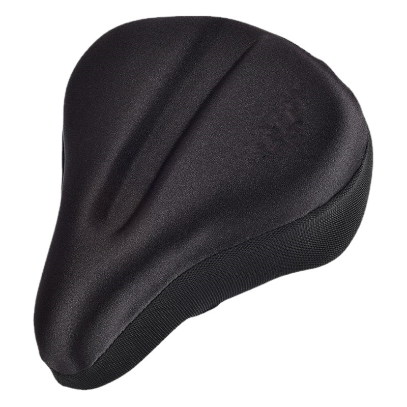 Bicycle Cushion Cover Silicone Comfortable Thickened Soft Sponge Shared Spinning Bicycle Accessories Riding Big Butt Seat Cover
