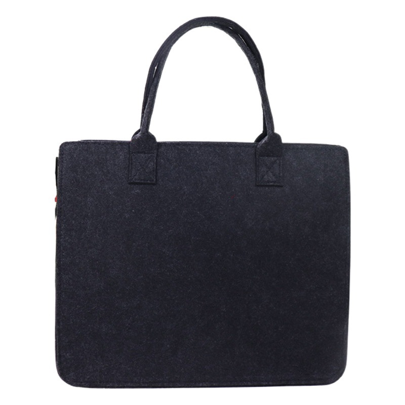 In stock supply portable felt workplace computer bag laptop iPad Travel men and women couple felt computer bag
