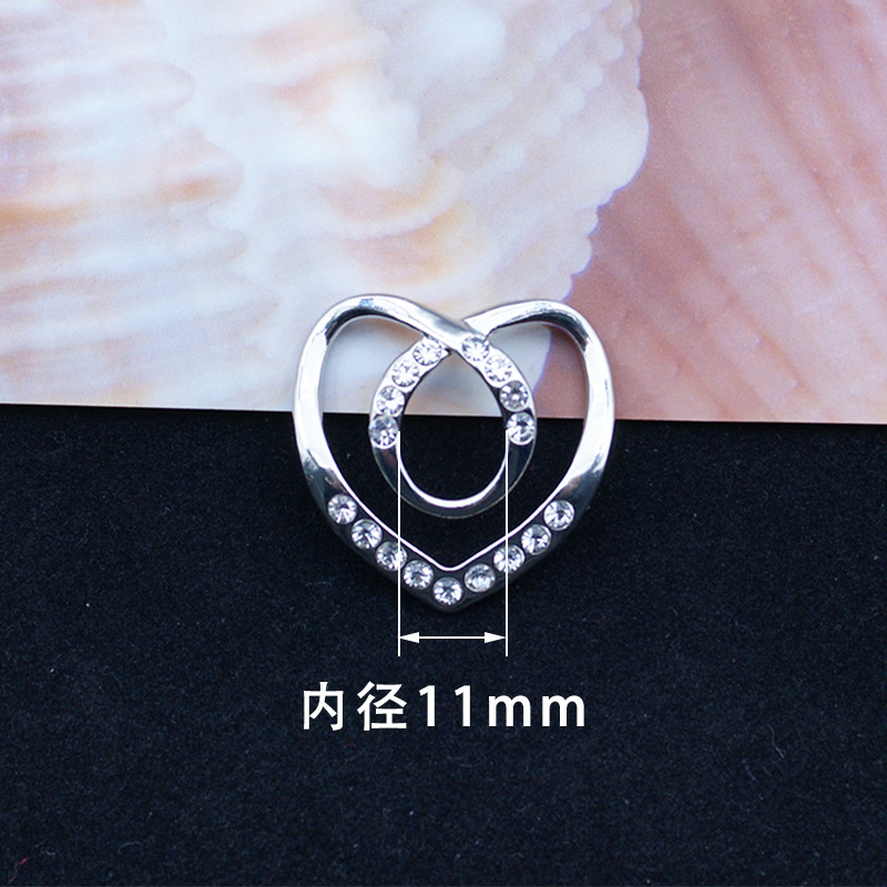 Picture of Korean multi-functional silk towel buckle wholesale high-level clothes accessories buckle pearl rhinestone corner knot buckle jewelry