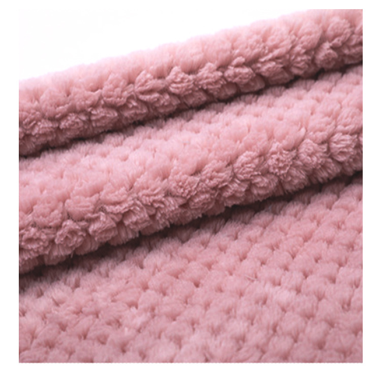 Double-Sided Flannel Pineapple Plaid Beibei Velvet Manufacturer Ready Stock Home Textile Pajamas Home Clothes Shoes and Hats Toys Suitable