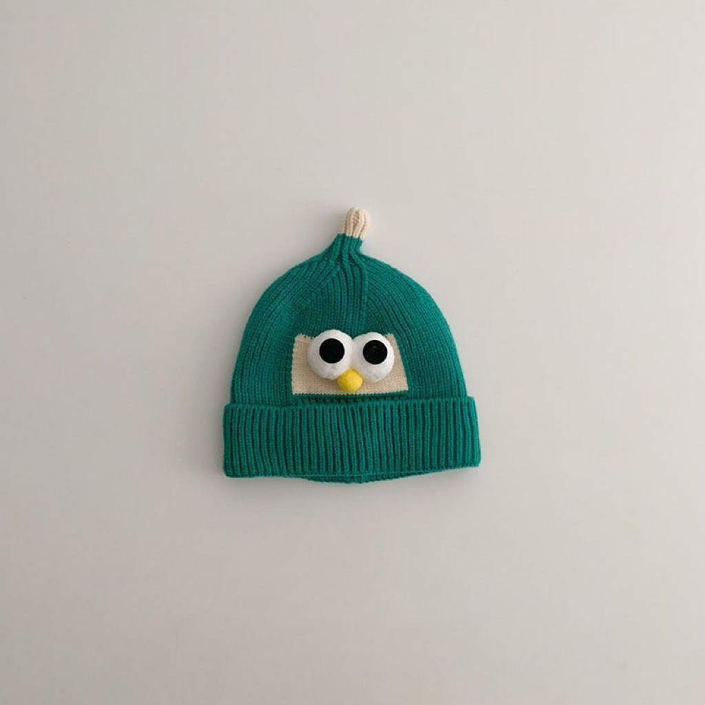 Picture of Children's hat autumn and winter girls' pullover hat Korean-style knitted hat colorful wool hat baby boys' warm earmuffs hat tide