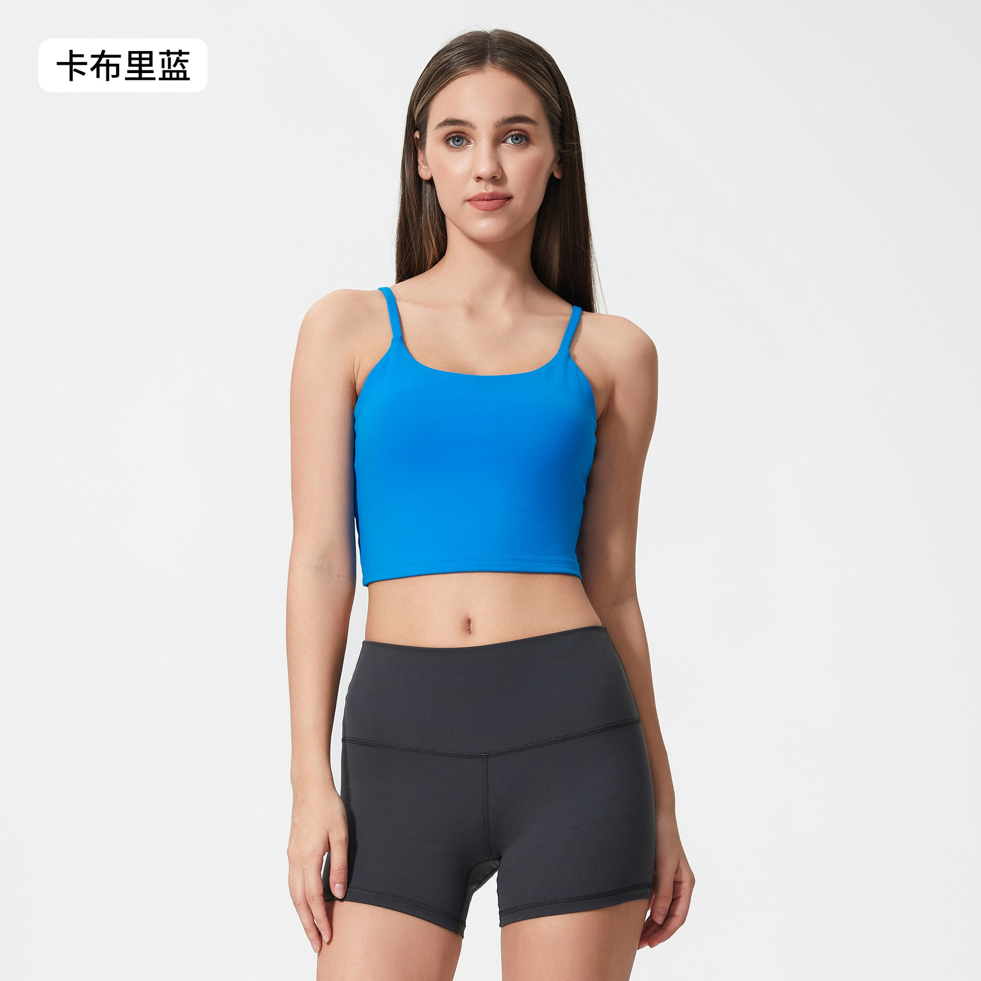 Picture of New Yoga Top Women's Sports Underwear with Chest Pad Thin Belt Beauty Back Fitness Vest Sling Yoga Clothing C5238