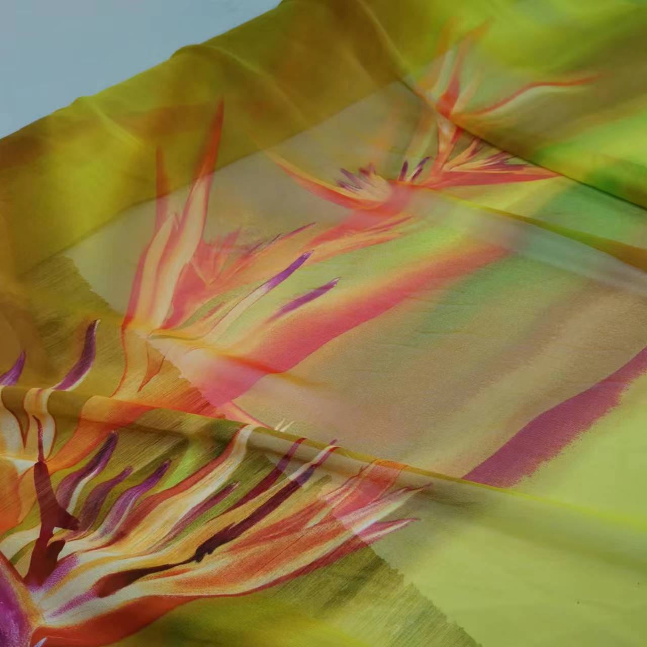 Picture of Silk Georgette Fabric 8mm Wide Fashion Silk Fabric