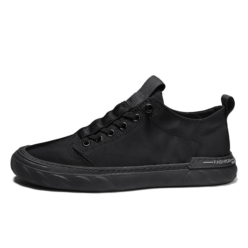 Picture of 2025 Spring New Lace-Up Sneakers Korean Style Student Trendy Shoes Umbrella Cloth Low-Top Sports Shoes Fashion Casual Men's Shoes