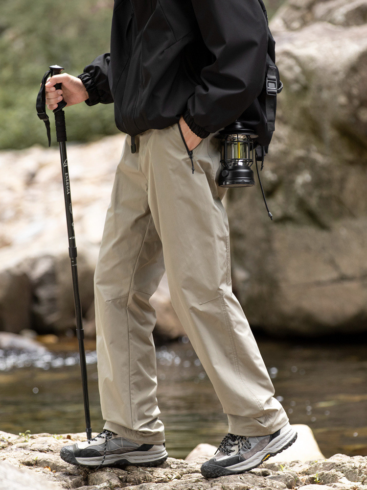 Outdoor Crock Pants Men's Quick-drying Paratrooper Pants Spring and Autumn Waterproof Functional Pants Men's Straight Mountaineering Casual Pants