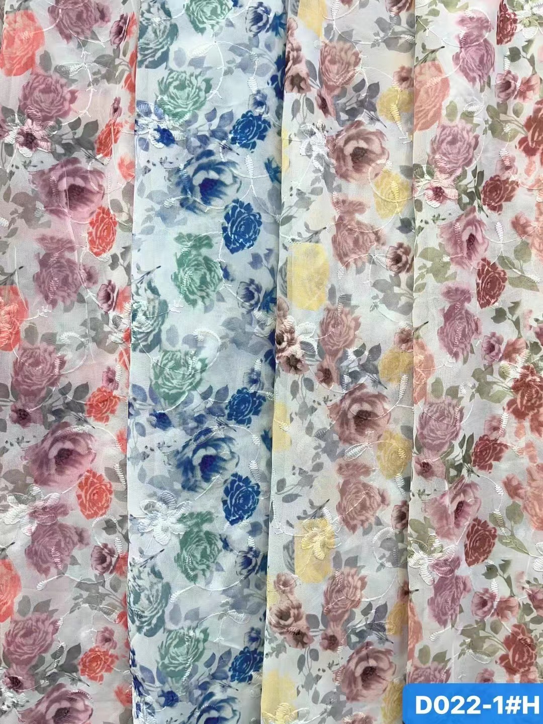 Xiaojun textile computer mesh embroidered printed fabric Chinese fabric children's clothing fabric dress Hanfu fabric