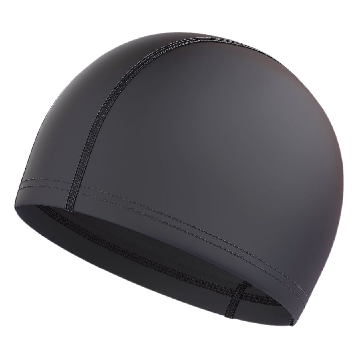 Men and women solid color PU swimming cap plus size long hair waterproof head adult big children solid color swimming cap printable LOGO
