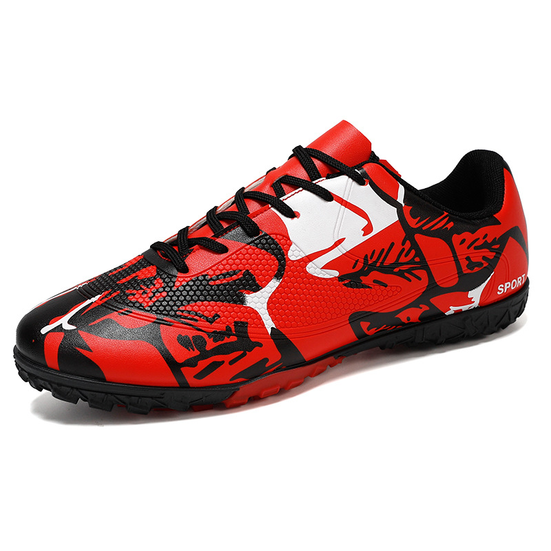 Professional Training Football Shoes Low-top Leather Spikes Football sneaker Low-top Youth Sneakers plus size Cross-border