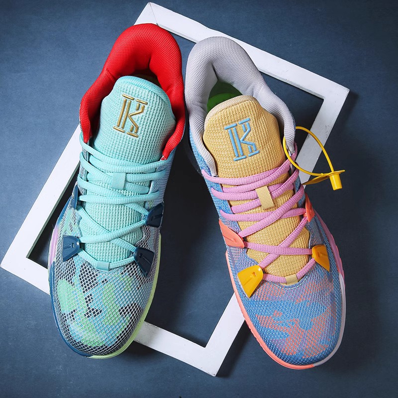 7 generation basketball shoes men's Mandarin duck combat white cement ground friction sound mathematical formula breathable small size 34 children's shoes 8