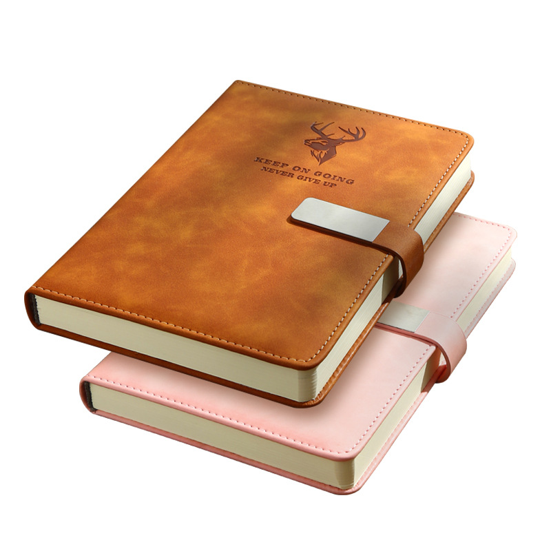 Picture of High-Looking A5 Notebook Imitation Leather Hand Ledger Thickeneded Conference B5 Simple Business Notepad Custom Logo