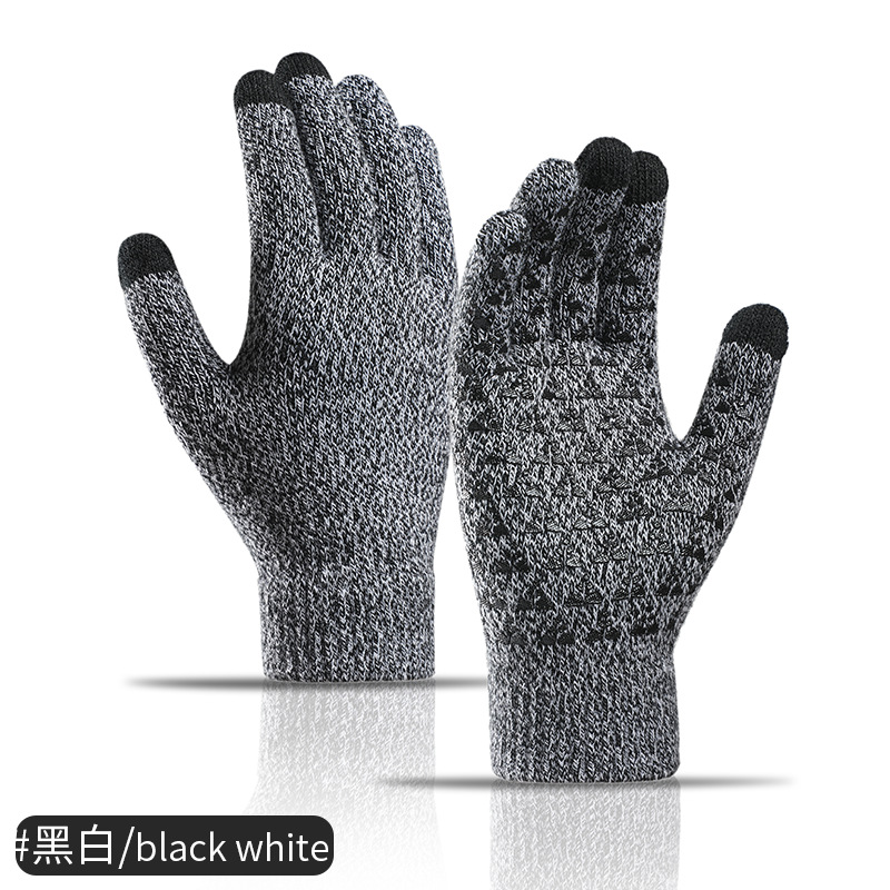 Picture of Amazon Knitted Gloves Men's and Women's Winter Gloves Couple's Warm Wool Game Touch Screen Chicken Gloves