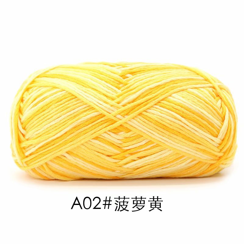 Picture of Su-velvet cotton hand-woven color wool knitting thread scarf coarse wool fancy doll coat needle sweater thread