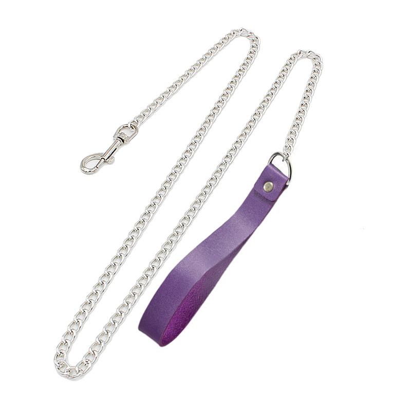 Picture of European and American Exaggerated Adult Sex Products Rivet Collar Flirting Necklace Neck Neck Set Dog Slave Special Traction Rope Set