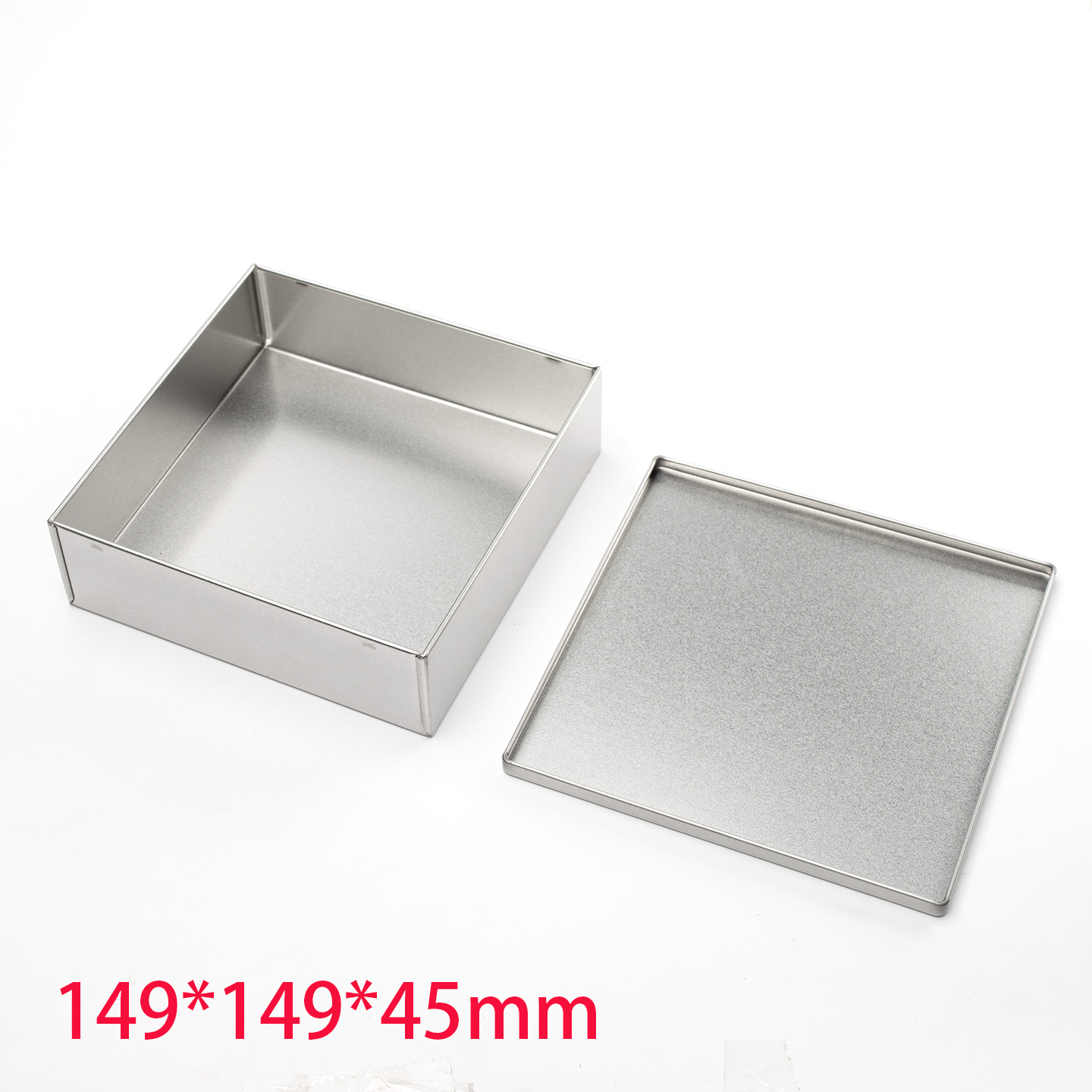 Internet Red Japanese Right Angle Iron Box Square Makou Box Cookie Iron Baking Packaging Tsuda Yoko Biscuit Box Empty