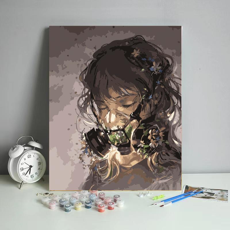 Picture of DIY Digital Oil Painting Factory Human Art Amazon Fba Batch Shopify Cross-Border Foreign Trade Wholesale