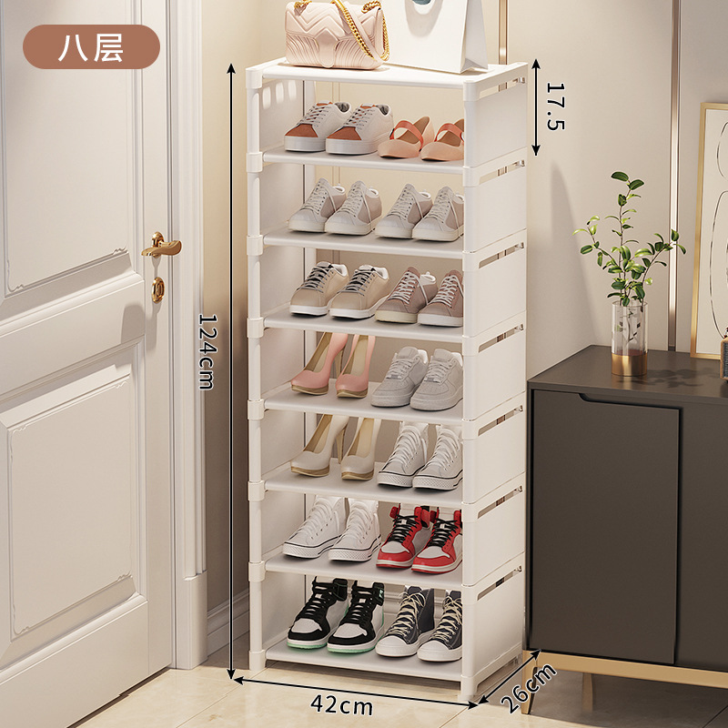 Picture of Simple Shoe Rack Household Doorway Large Capacity Economical Shoe Box Dormitory Indoor Multi-layer Shoe Cabinet Storage Artifact