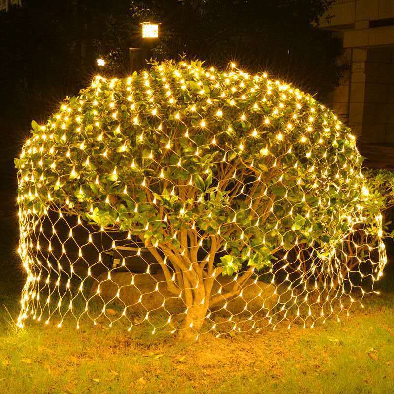 LED fishing net light Starry Sky decoration Christmas colored light lawn decoration waterproof light string outdoor square decoration String Light