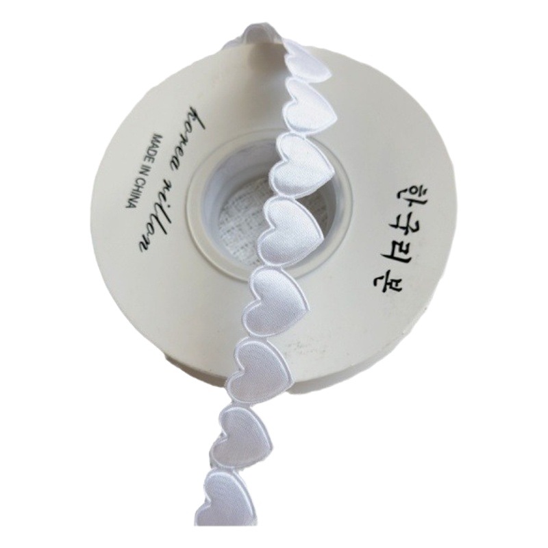 Heart to Heart Valentine's Day Love Ribbon Cake Box Packaging Tie Band Bow Band Birthday Baking Flower Ribbon
