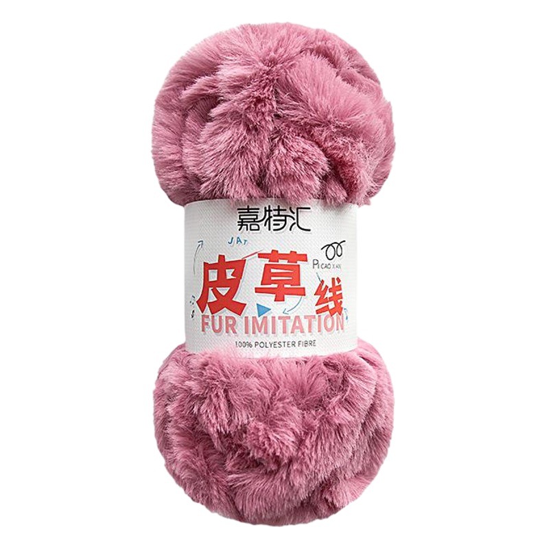 Jiathui Snow Ball Fur Line diy Handmade Knitted Coat Crocheted Doll Hat Scarf Scarf Gloves Wool