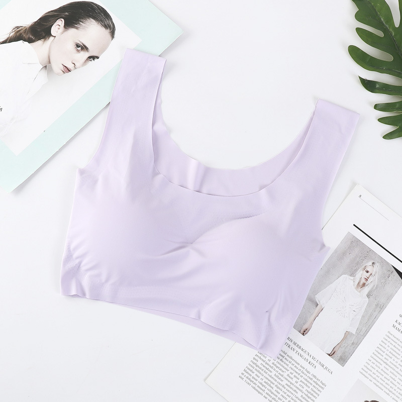 Picture of Shangpin Anxin Generation Seamless No Steel Ring Ice Silk Gather Large Size Running Vest Yoga Sports Underwear Women's Bra