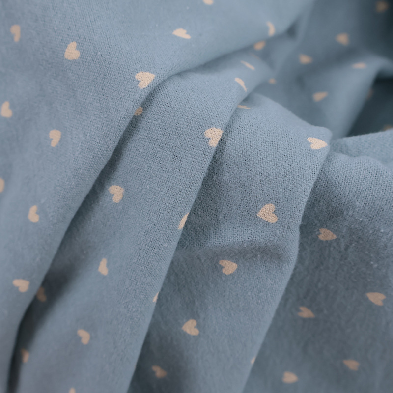 Picture of in stock cotton sanding printed fabric 5.2cm floral cloth women's shirt dress doll cloth